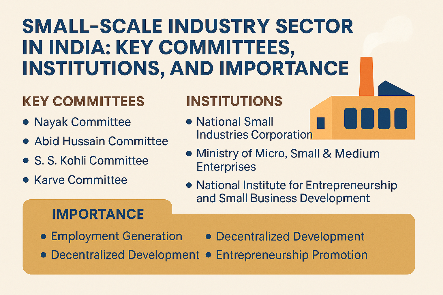 Understanding the Importance of Small Scale Industries in India for UPSC Preparation