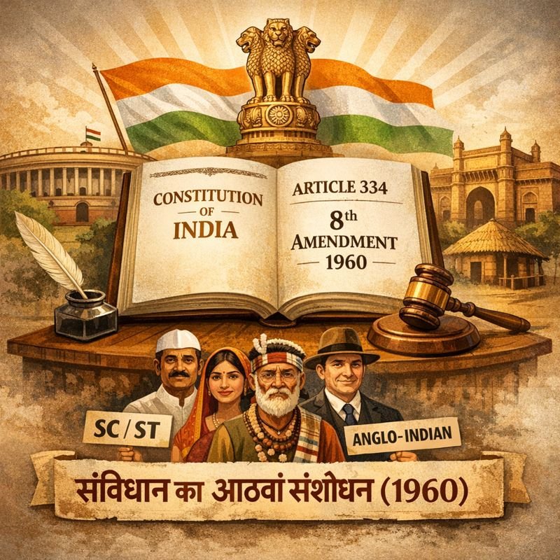 संविधान का आठवां संशोधन - 1960